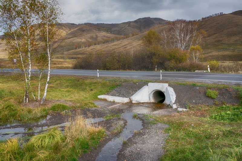 Culvert Installation in Clear Weather