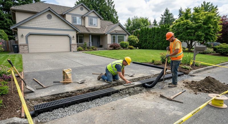 Garden Drainage Installation in Birmingham, AL